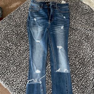Hollister ultra high rise- super skinny jeans, size 0 longs great condition